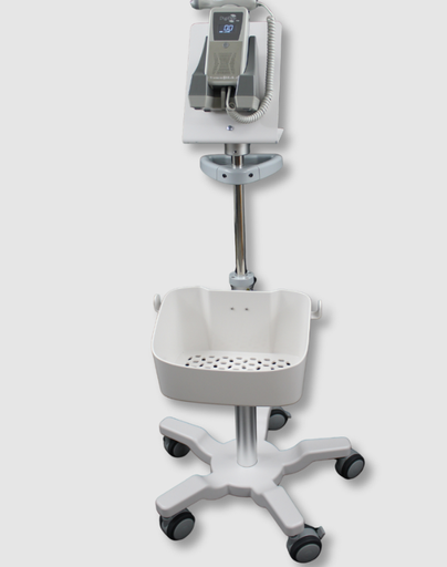 [STND-111] Newman Medical Roll Stand with Basket, Recharging, for Digidop 301 & 701 Models Only