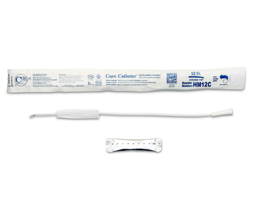 [HM12C] Convatec Hydrophilic Cure Catheter, 6" Coude Tip, 12FR