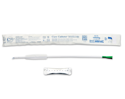 [HM14C] Convatec Catheter Hydrophilic Coated, 16" Coude Tip, 14FR