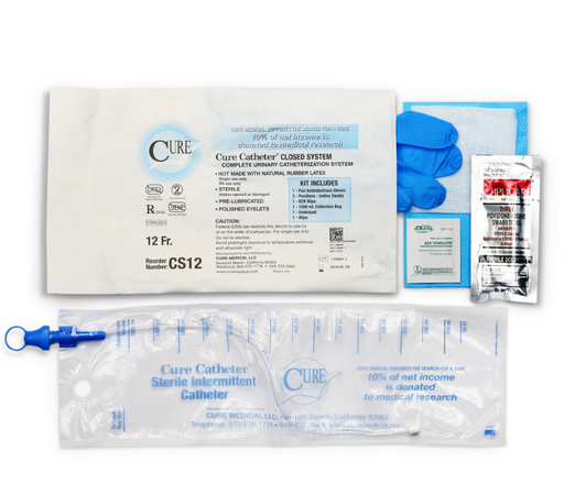 [CS12] Convatec Catheter Kit, Closed System, 12FR, Straight Tip, Unisex
