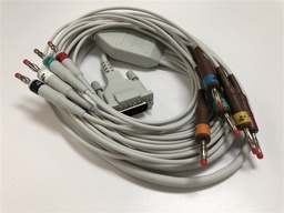[2.400179] Schiller Americas, Inc. Resting ECG/EKG Patient Cable, 10 Lead, Banana Plugs, 2 Meters
