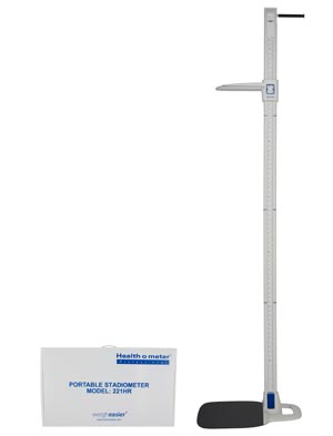 [221HR] Pelstar LLC/Health O Meter Professional Scales Portable Stadiometer with Carrying Case