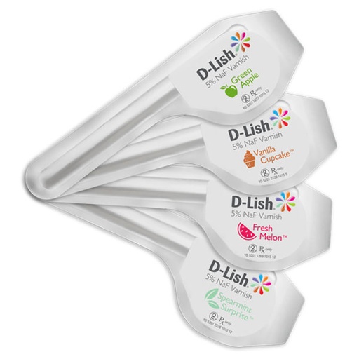 [295484] Young Dental Manufacturing "Young™ D-Lish®, 5% Sodium Fluoride Varnish, Assorted, 200/bx