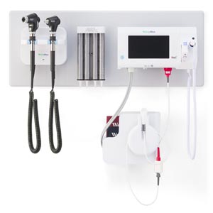 [777-PM2WCX-US] Hillrom GS777 Integrated Wall System, PanOptic Ophthalmoscope, Macroview Otoscope, for CSM