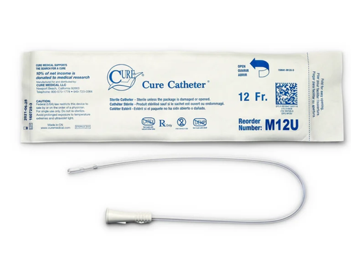 [M12U] Convatec Catheter, Male, Pocket Size Packaging, Single-Use, 16", Straight Tip, 12FR