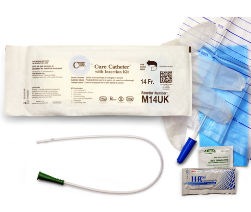 [M14UK] Convatec Closed Stytem Catheter Kit, 16", Coude Tip, 14FR