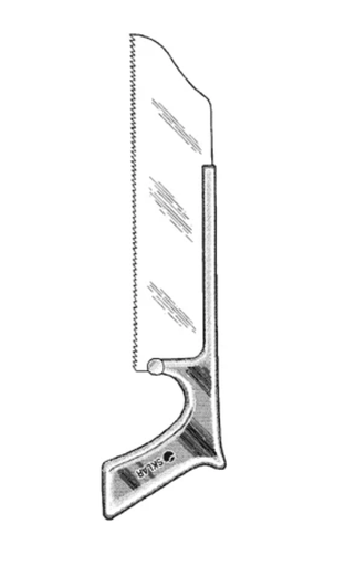 [40-5311] Sklar Instruments Satterlee Bone Saw, Complete 12in