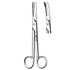[15-2567] Sklar Instruments Mayo Dissecting Scissor, Curved, 6.75"