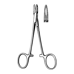 [65-6550] Sklar Instruments Collier Needle Holder, Fenestrated Jaw, 5.25&quot;