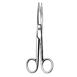 [13-1055] Sklar Instruments Operating Scissor, Straight, Sharp/Sharp, 5.5&quot;