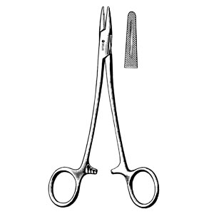 [20-2052] Sklar Instruments Mayo-Hegar Needle Holder, Cross Serrated, 5.25"