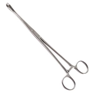 [87-2195] Sklar Instruments Foerster Sponge Forceps, Straight, Serrated, 9.5"