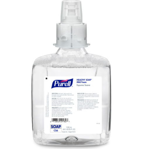 [6574-02] GOJO Industries, Inc. Healthy Soap Mild Foam, CS6, 1200 ml, 2/cs