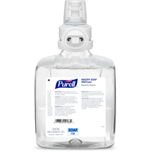 [7874-02] GOJO Industries, Inc. Healthy Soap Mild Foam, CS8, 1200 ml, 2/cs