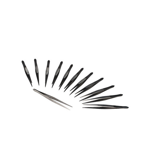 [90924] First Aid Only 4.5 inch Pointed Steel Forcep, 12/Case