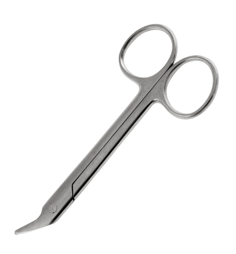 [96-2518] Sklar Instruments Wire Cutting Scissors, Sklar Econo, Sterile, Angled, Disposable