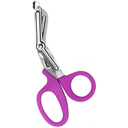 [90505] First Aid Only/Acme United Corporation Stainless Steel Bandage Shears, Purple Handle, 7&quot;