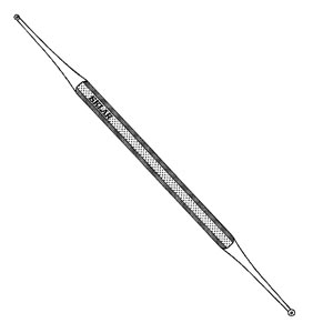 [97-0532] Sklar Instruments Curette Excavator, Double Ended, #58-1-2, 1.5 X 2mm, 5.5" Overall Length