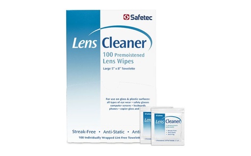 [37000] Safetec of America Lens Cleaner Wipes