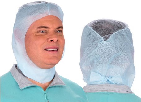 [4380C] Cardinal Health Surgeon's Hood, Blue, 75/bx