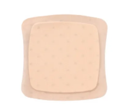 [420804] Convatec Foam Dressing, Adhesive, Square, 3" x 3", Beige