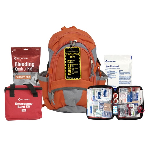 [91265] First Aid Only Trauma Kit with Backpack