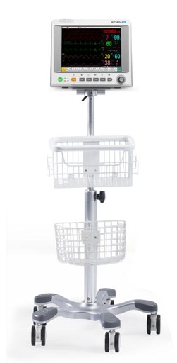 [M3.WM] Edan Diagnostics Wall Mount IM60 wIth Upper Basket and Plate