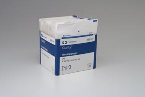 [7085] Cardinal Health Non-Woven Sponge, 4" x 4", 6-Ply, Sterile 5s