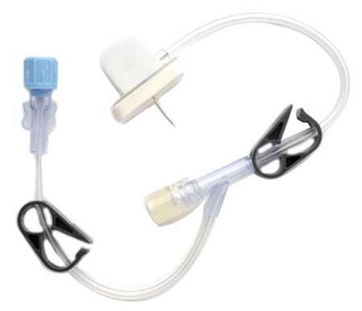 [21-2940-24] Smiths Medical ASD, Inc. Gripper Needle, 22G x 1", with Y Site