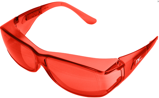 [16SLK] Palmero Safety Goggles, Red Bonding Frame/Lens, Universal Size