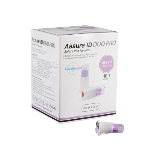 [277531] Arkray USA, Inc. Assure® ID DUO PRO Safety Pen Needle, 31G x 5mm