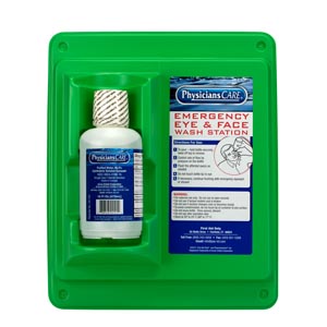 [24-000-001] Hygenic/Theraband Eyewash Station, Single 16oz Screw Cap Bottle 