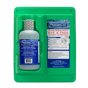 [24-202-001] Hygenic/Theraband Eyewash Station, Single 32oz Screw Cap Bottle 