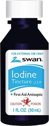 [1000000098] Cumberland Swan/Vi-Jon, Inc. Iodine Tincture, 1 oz, 72/cs (08810)