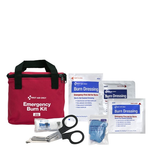 [3030] First Aid Only First Aid Emergency Burn Care Kit with Fabric Case