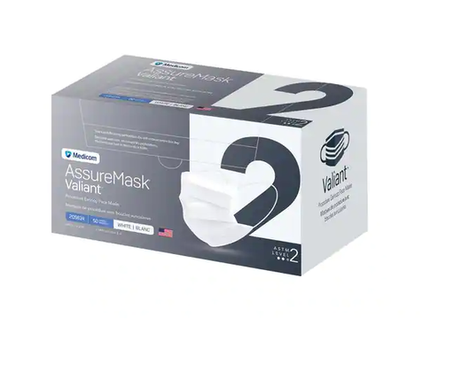 [205814] Medicom, Inc. Procedure Earloop Face Mask, ASTM 2, White
