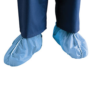 [5859] Cardinal Health Premium Shoecover, Anti-Skid, SMS, XX-Large, Blue