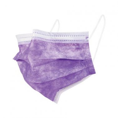 [ULM-6184] Dukal Corporation Flex Mask, Level 1, Ear-Loop, Lavender, 20 bx/cs