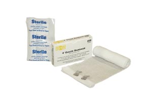 [5-004-001] Hygenic/Theraband Stretch Compressed Gauze Rolls, 4", Sterile, 1/bx