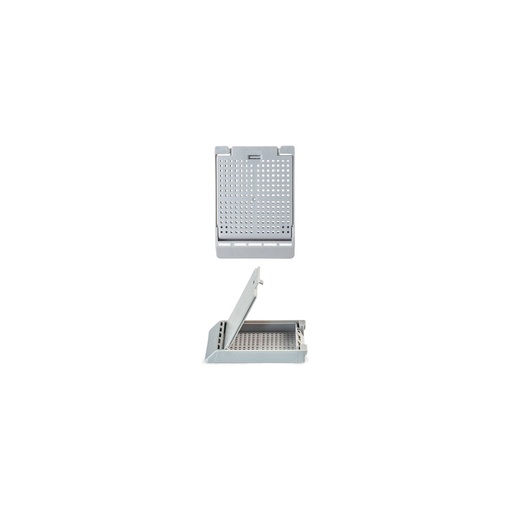 [M510-9] Simport Scientific Slimsette™ Biopsy Cassette, 45° Angle, Acetal, Gray