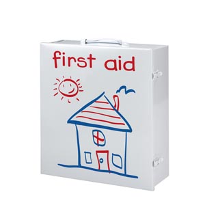[712005] First Aid Only/Acme United Corporation 3 Shelf Metal Station, Pediatric