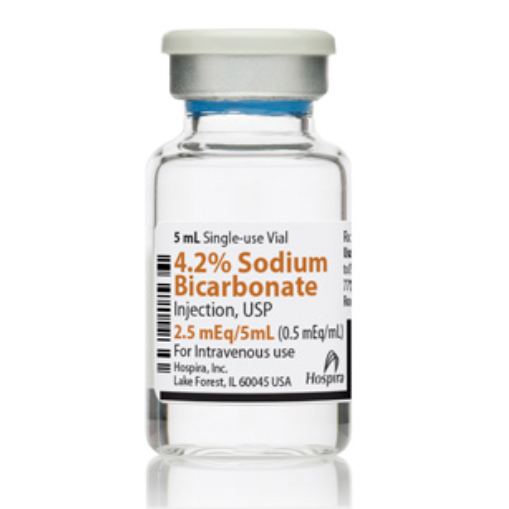 [00409555502] Pfizer, Inc. Sodium Bicarbonate Injection, USP, 0.042, 5ml Vial, 25/bx