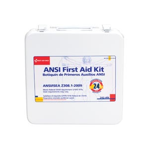 [242-AN] First Aid Only/Acme United Corporation 24 Unit First Aid Kit, Metal Case