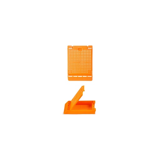 [M510-11] Simport Scientific Slimsette™ Biopsy Cassette, 45° Angle, Acetal, Orange