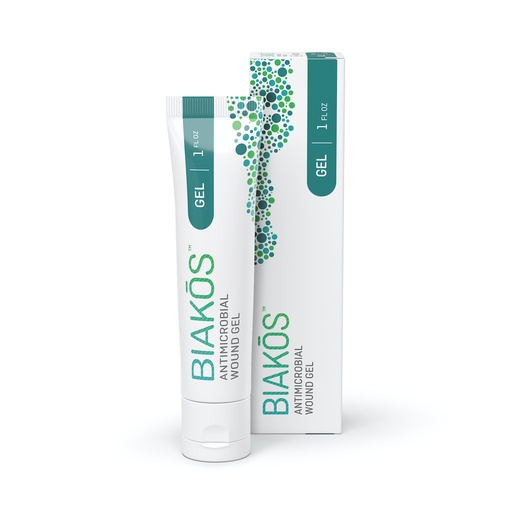 [AWG0101-12] Sanara MedTech, BIAKŌS Antimicrobial Wound Gel, 1g 12/bx