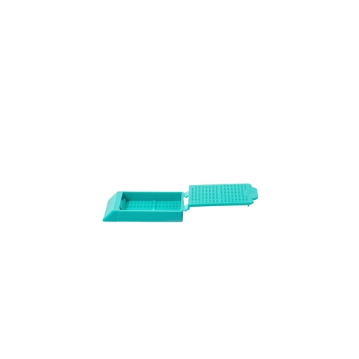 [M499-12] Simport Scientific Histosette® I Cassettes, Biopsy, 45 Degree Angle, Aqua