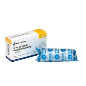 [5-700] First Aid Only/Acme United Corporation Sterile Stretch Gauze, 3"x4yd, 1/bx
