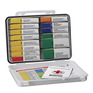 [239-AN] First Aid Only/Acme United Corporation First Aid Kit, 16 Unit, Plastic Case
