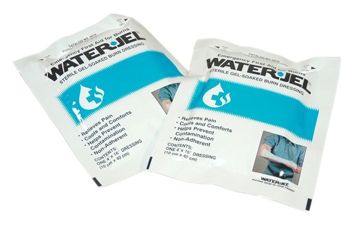 [0416-01-001] First Aid Only 16 inch x 4 inch WaterJel Gel Soaked Burn Dressing, 7/Box