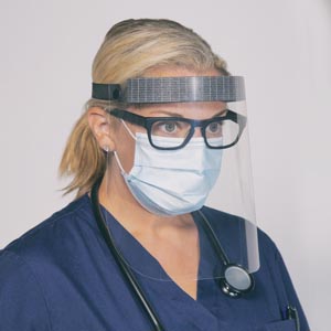 [TIDIFS96] TIDI Products, LLC TIDIShield Grab 'n Go™ Foam Headband Face Shields, 4bx/cs